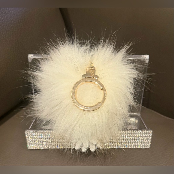 Kate Spade White Owl Key & Bag Charm - Picture 2 of 4